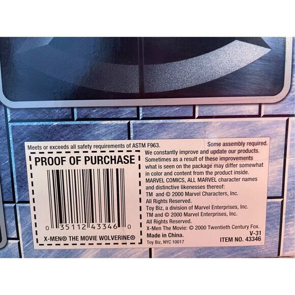 2000 Toy Biz Marvel X-Men The Movie X Mutations Classic & Movie Wolverine Figure - Picture 15 of 15